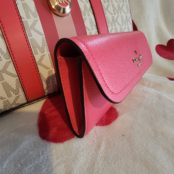 Kate Spade Envelop Wallet-Pink Peppe - Picture 3 of 11